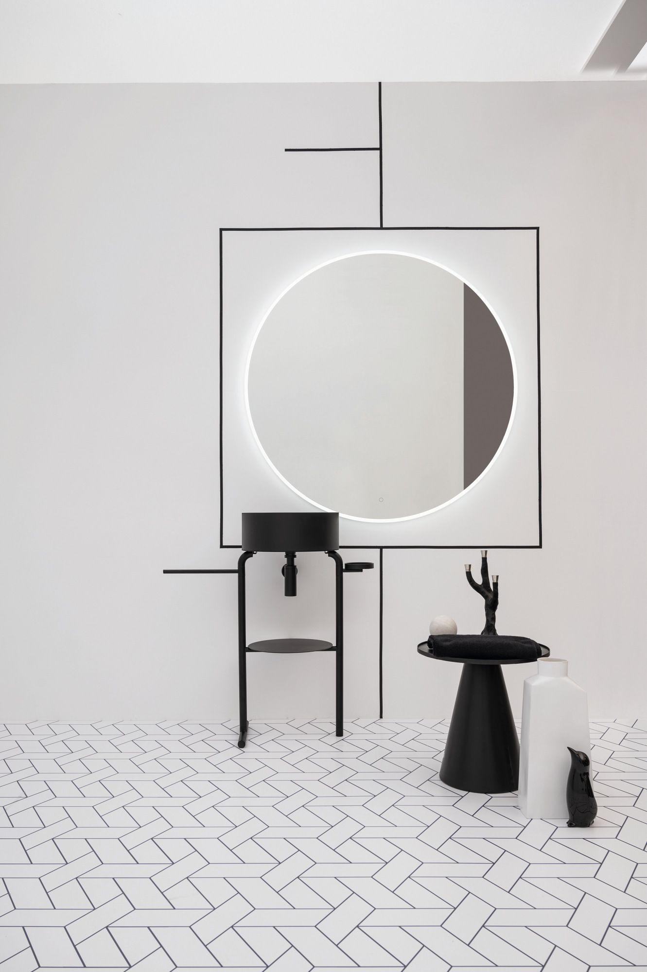 Напольная раковина из нержавеющей стали с держателем для полотенец Axa Mate ARCH-00078973 - Вид №3