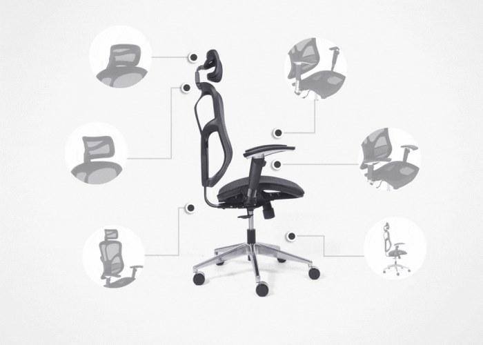 Arrediorg.it® Эргономичное офисное кресло из сетки с подлокотниками sun-id-1459741 - Вид №2