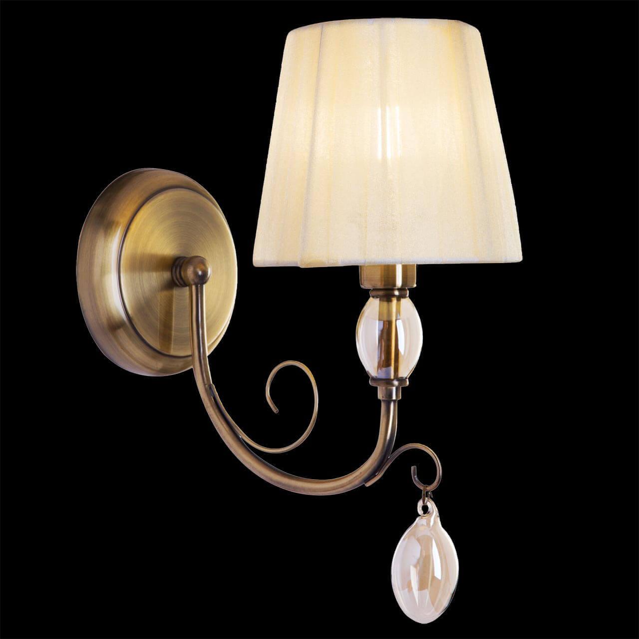 Бра с абажуром бежевое Peta FR2004WL-01BZ FREYA PETA 00-3929411 Бежевый  - Вид №1