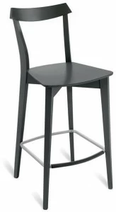 Febal Casa Табурет из лакированного бука с подставкой для ног