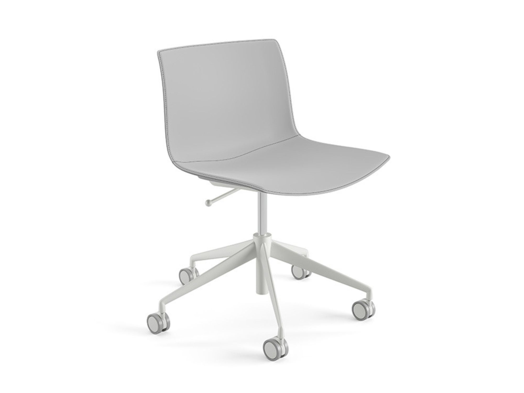 Кожаный стул с колесами Arper Catifa 53 ARCH-00117129 - Вид №1