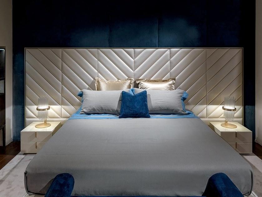 Paolo Castelli Двуспальная кровать из ткани с высоким изголовьем sun-id-1379140 - Вид №4