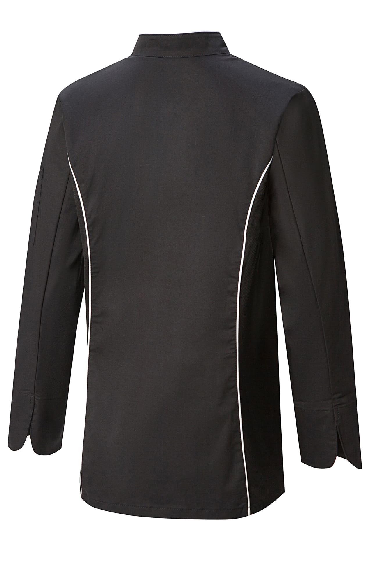 67682 Китель поварской женский цвет black (черный) RICON  Одежда для поваров  размер 46 (M)  - Вид №2