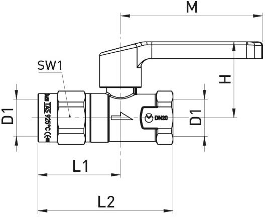 TECO Запорный вентиль с предохранительным устройством G4-g4f sun-id-1411903 - Вид №2