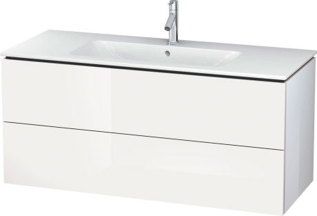 LC624301111 Тумбочка подвесная L-Cube #LC6243 1220 x 481 мм Кашемировый дуб Duravit - Вид №2