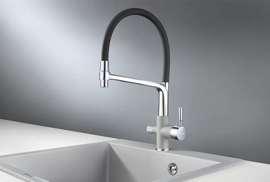 0075, СЛАНЕЦ, СМЕСИТЕЛЬ КУХОННЫЙ GRANULA 75-ST82