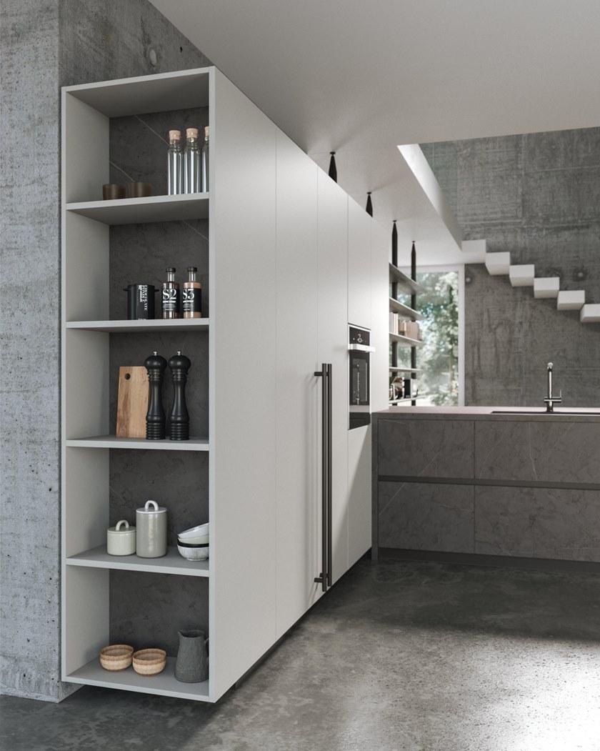 Alta Cucine Кухня из лакированного ламината с полуостровом Sistema 22.2 sun-id-1503886 - Вид №4