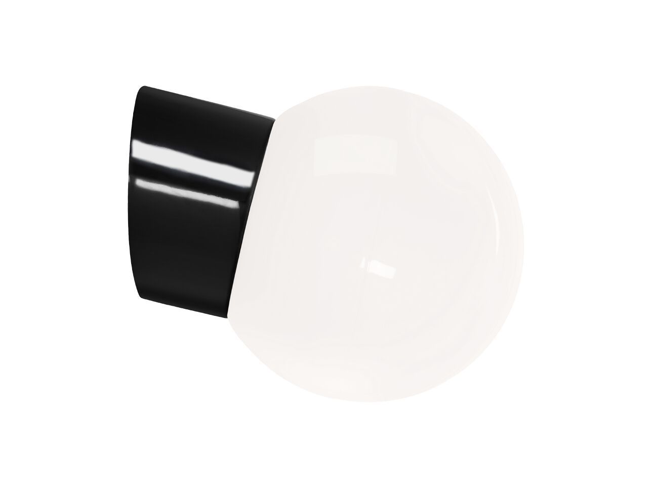 Полированная и фарфоровая опаловая стеклянная настенная лампа Ifö Electric Classic Globe ARCH-00063979 - Вид №1