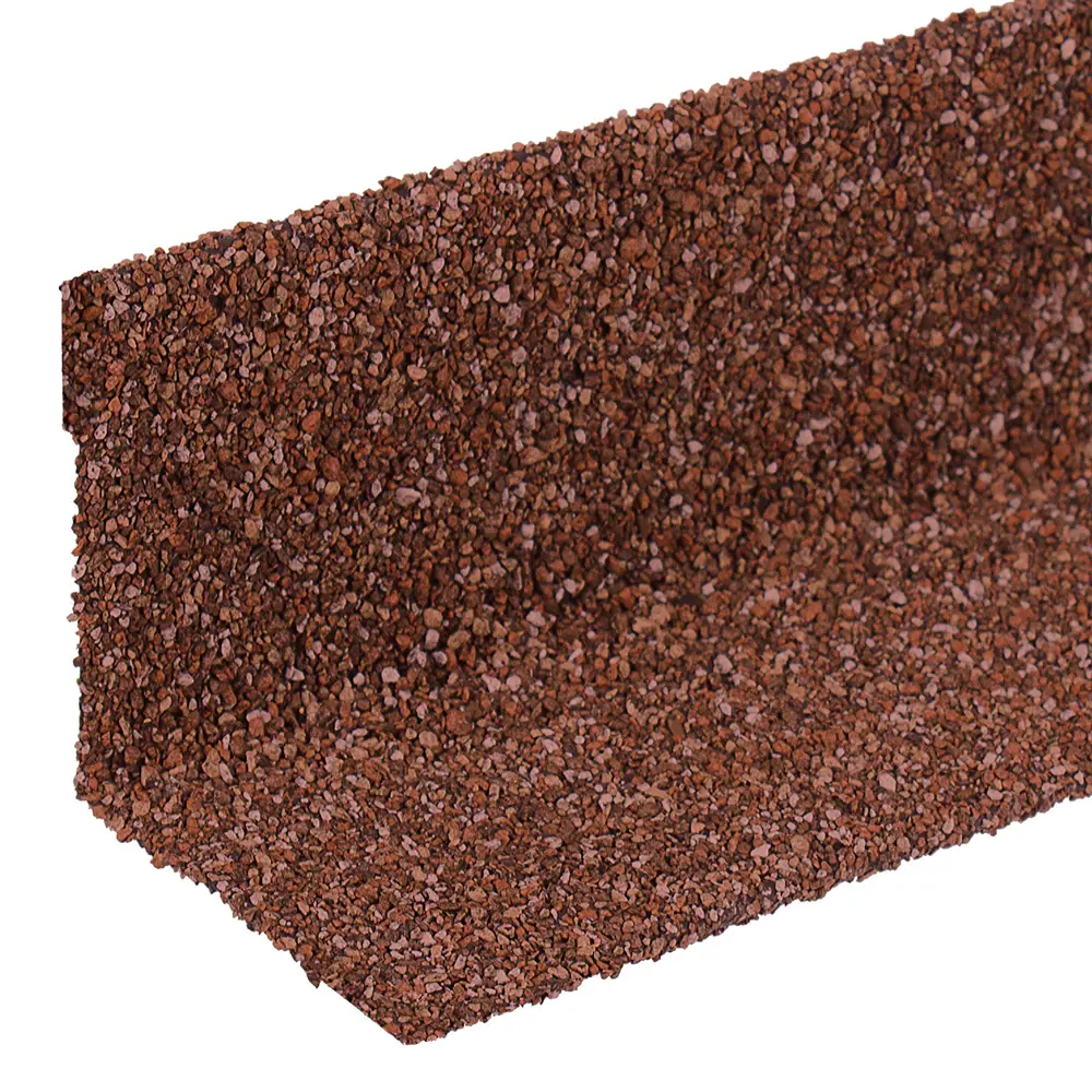 Внутренний уголок ТЕХНОНИКОЛЬ Hauberk терракотовый для фасадной отделки 18734766 STLM-1018624