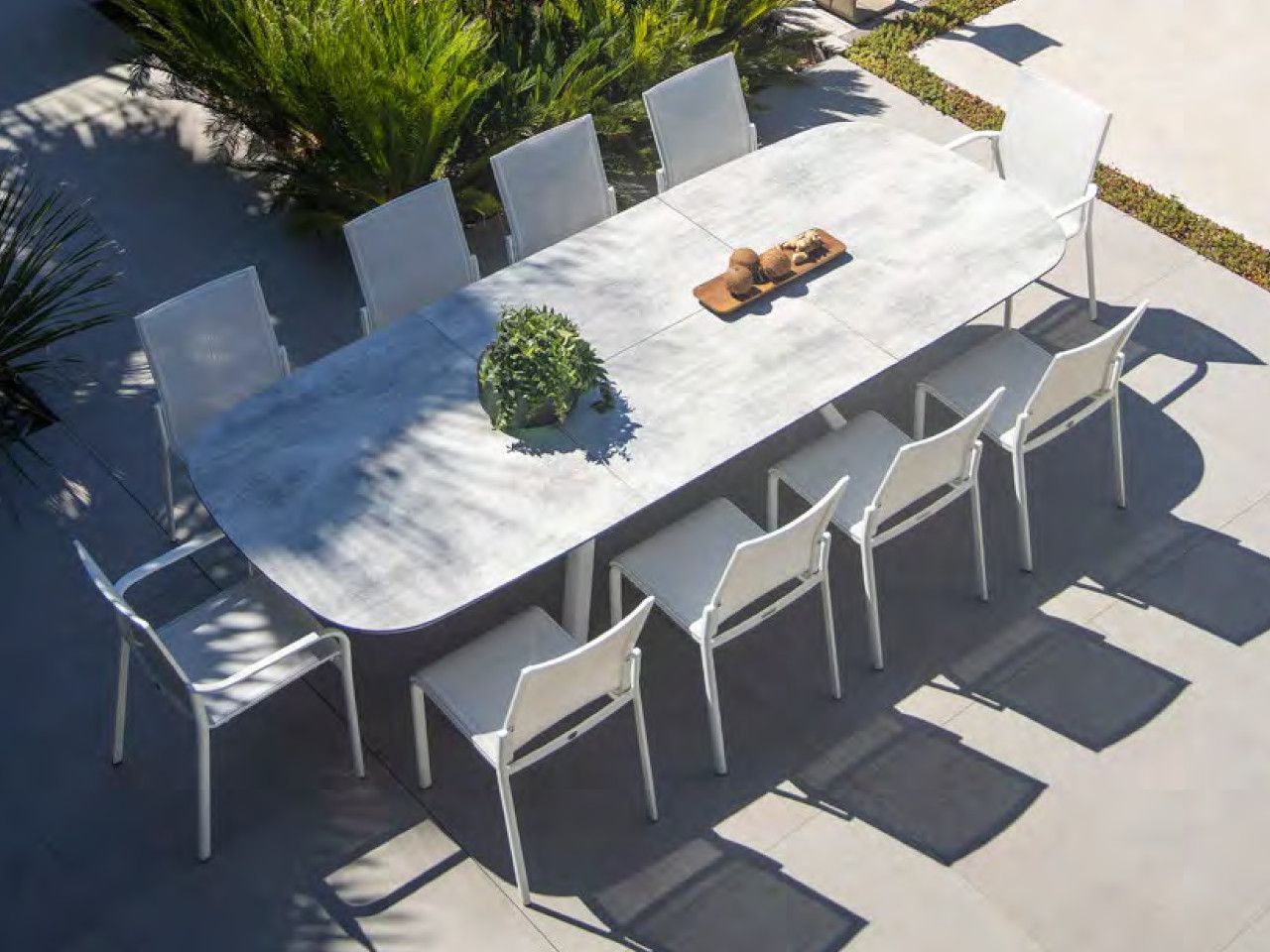 Алюминиевый выдвижной прямоугольный садовый стол Les Jardins® Sagamore ARCH-00119150 - Вид №5