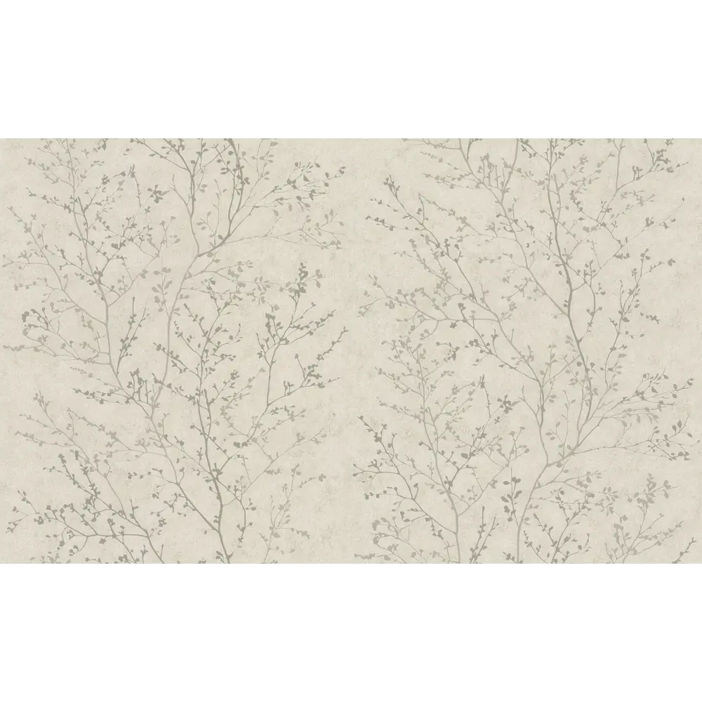 Обои флизелиновые Фрейя темно-бежевые с растительным рисунком 1.06 м 89439234 Santreyd STLM-1581029 - Вид №2