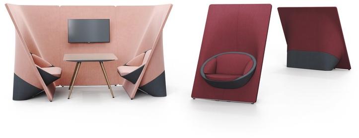 profim Кресло из ткани с высокой спинкой для контракта Wyspa sun-id-1488541 - Вид №6