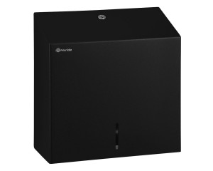 ASC101 Контейнер для бумажных полотенец одинарных STELLA BLACK LINE MAXI, черный Merida
