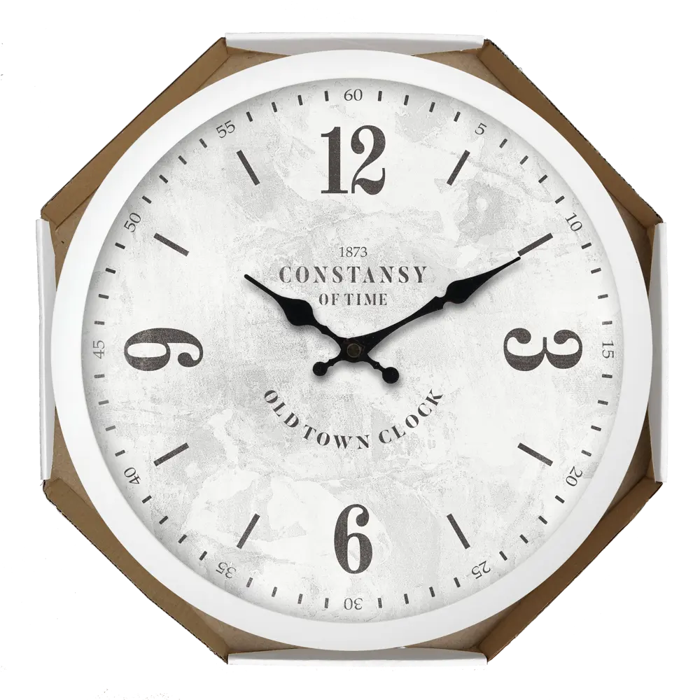 Часы настенные Troykatime Шарм круглые пластик цвет белый бесшумные ø30 см COUNTRY CHARM CORE STLM-2105458 - Вид №3