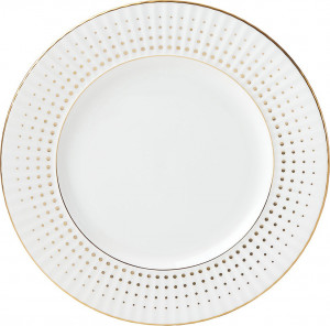 10613189 Lenox Тарелка обеденная Lenox "Золотой водопад" 28см Фарфор костяной