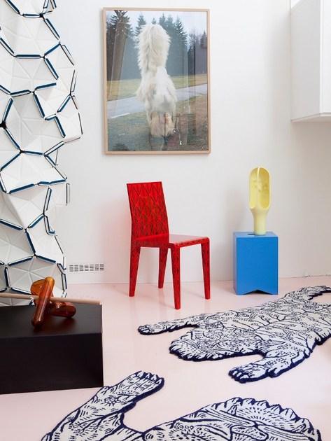 Moustache Ковер ручной работы из шерсти sun-id-1370148 - Вид №5