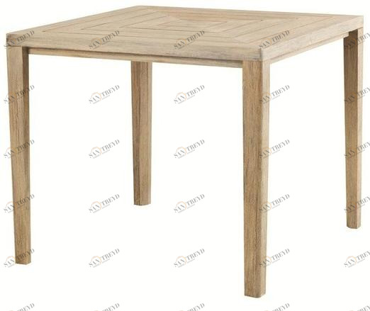 Ethimo Квадратный деревянный садовый стол Friends Frtq0100