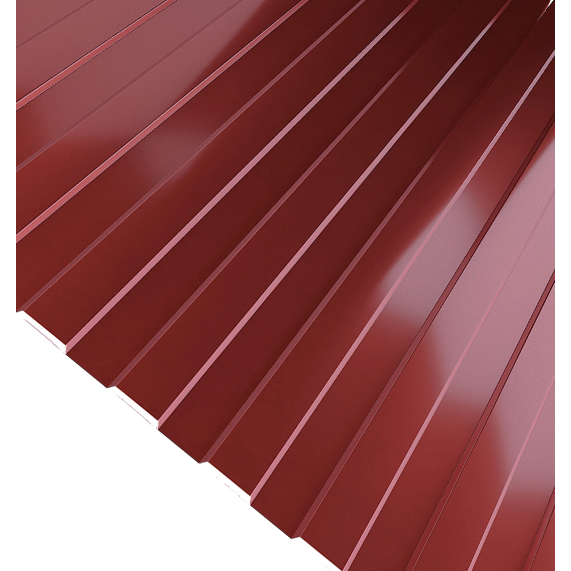 82763329 Профнастил С8 0.35мм 1.2х3м RAL 3005 Santreyd 