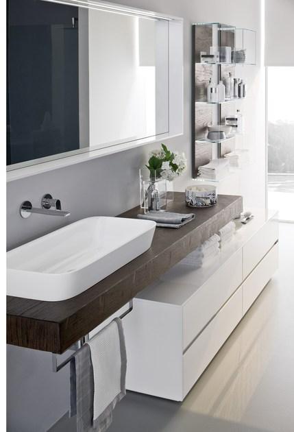 Ideagroup Лаковая тумба под умывальник из дуба Nyù sun-id-1367293 - Вид №3