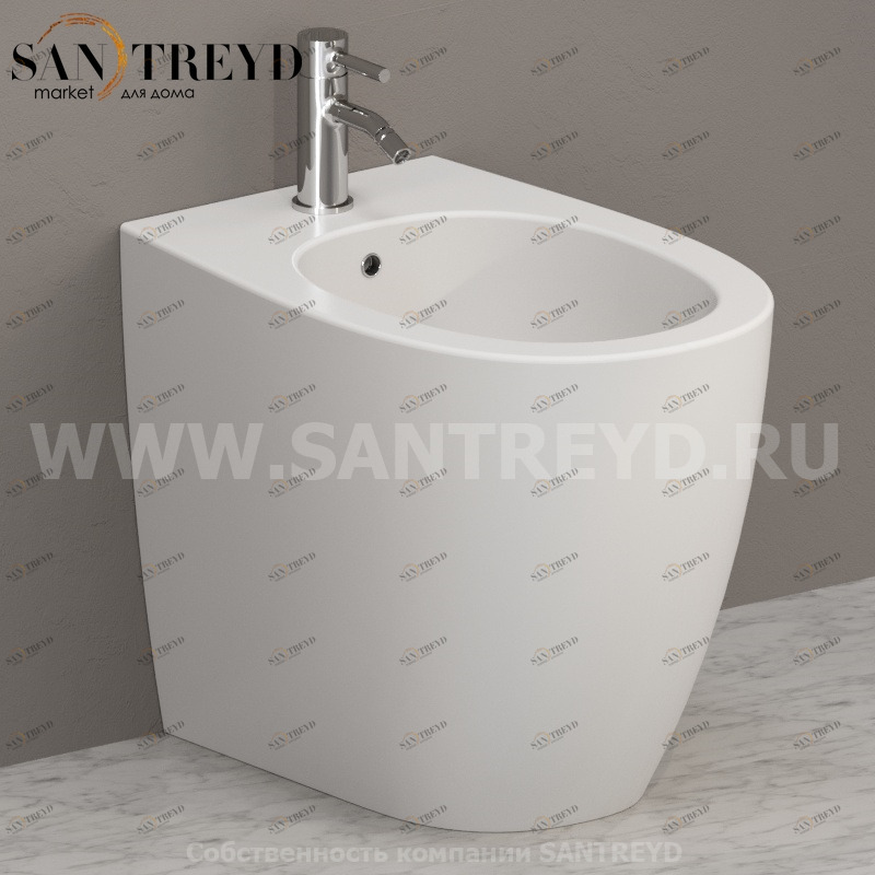 MD011BO Биде напольное 4ALL Ceramica Globo