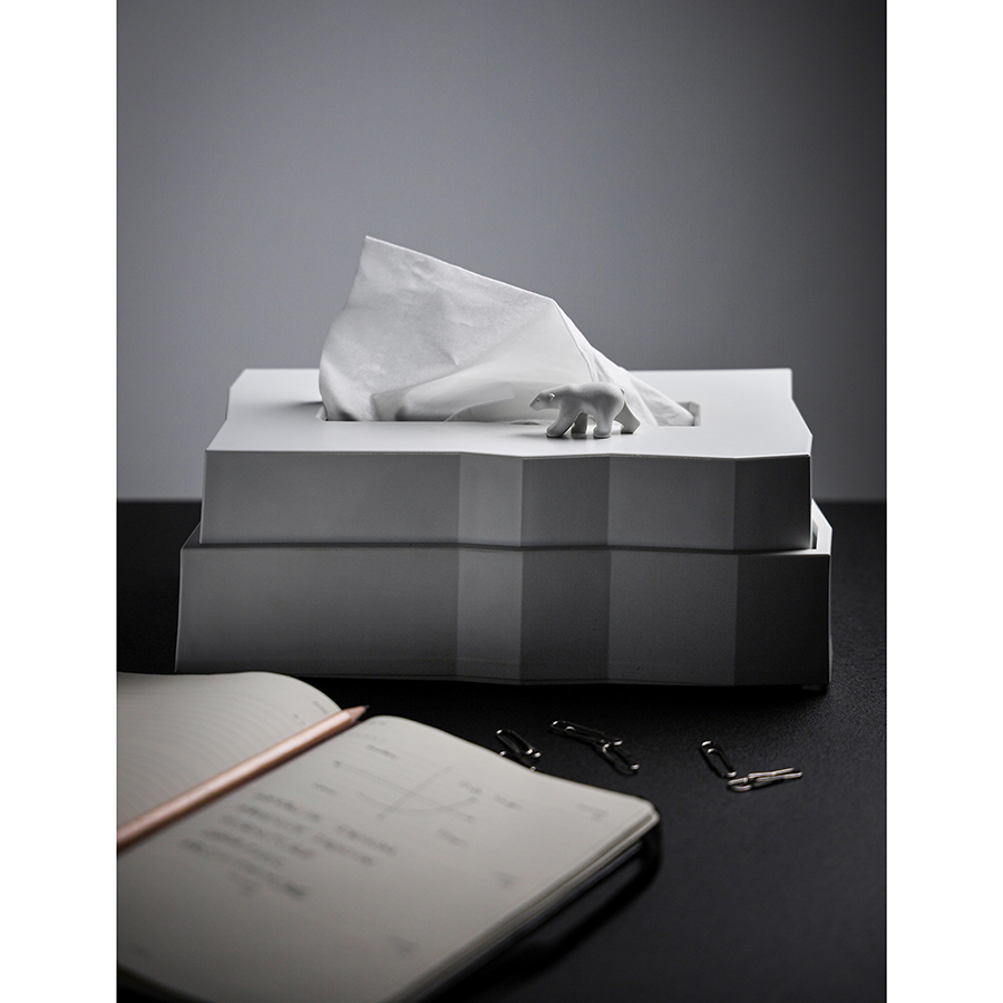 QL10343-WH Подставка для салфеток , polar bear iceberg Qualy  - Вид №1