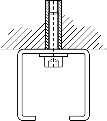 61380825 Монтажный элемент BIS Болты с внутренним шестигранником (BUP1000) для монтажа профиля WALRAVEN  - Вид №2