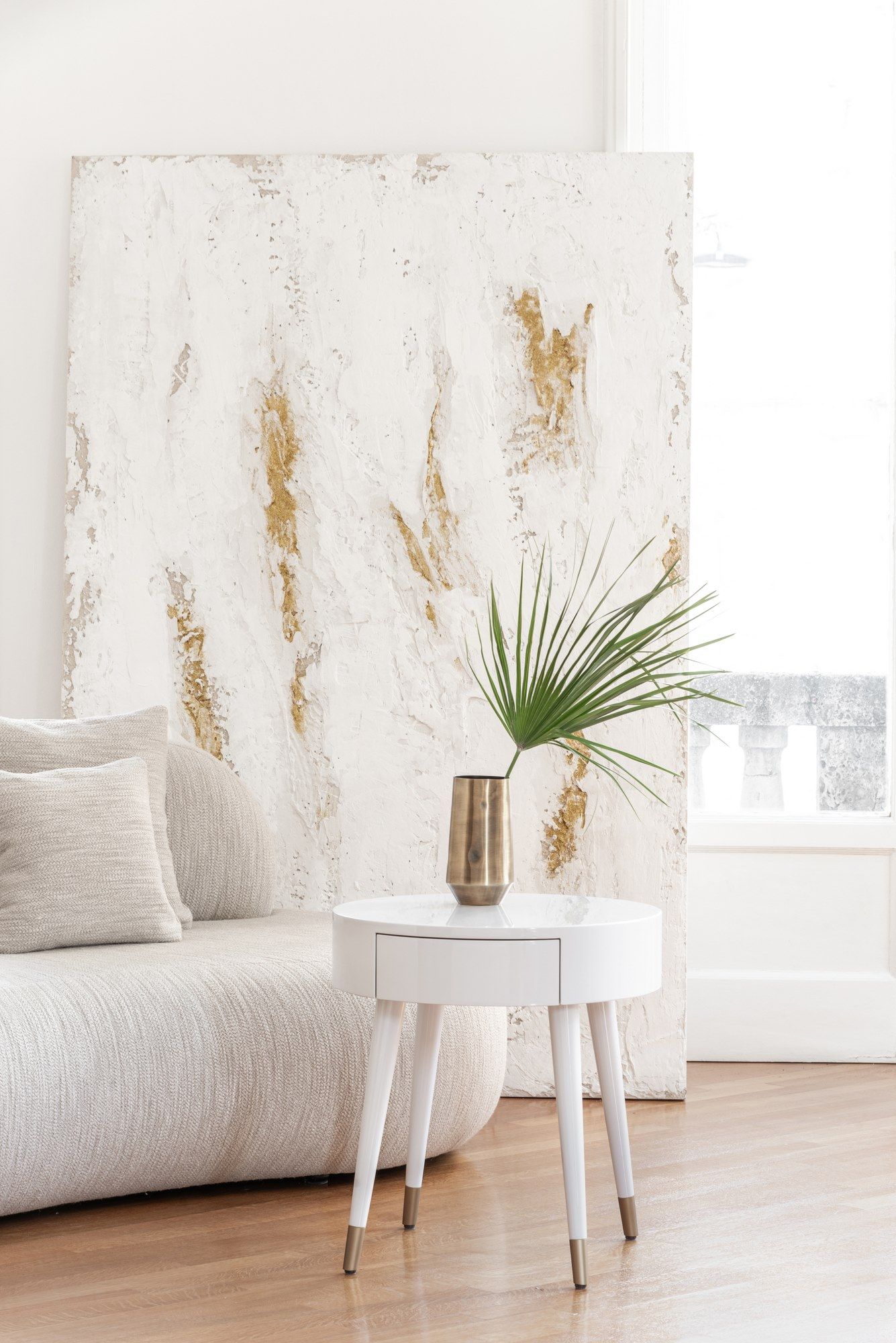 Деревянная круглая тумбочка с ящиками DOM EDIZIONI SANTOS ARCH-00145111 - Вид №1