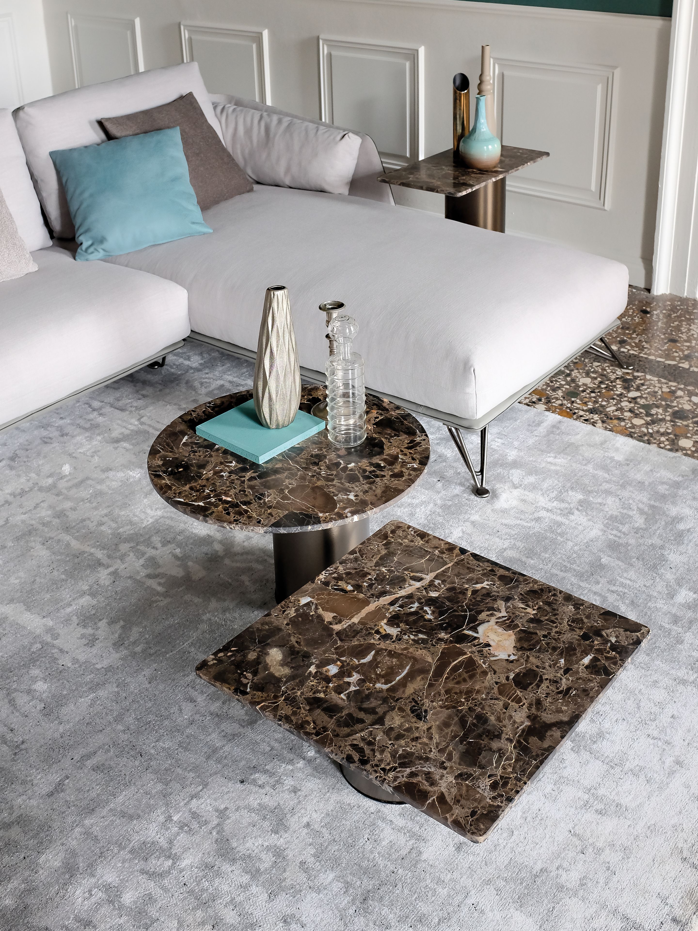 Квадратный мраморный журнальный столик Arketipo PETRA ARCH-00149225 - Вид №1