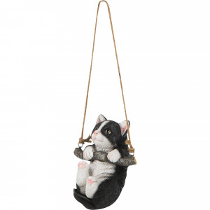 82605623 Фигура садовая подвесная «Кот» высота 14.8 см