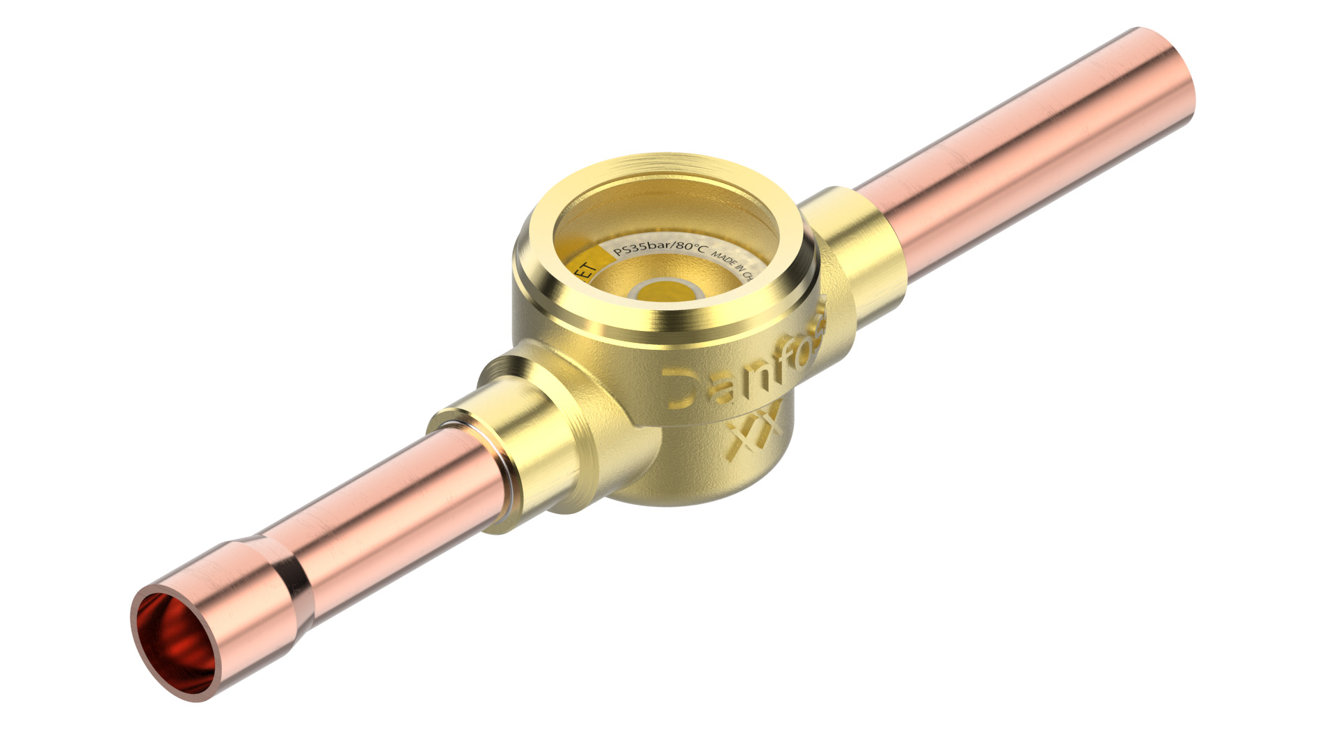 Danfoss SGN — Смотровые стекла с индикатором влажности SGN 19 Смотровое стекло 014-0185  - Вид №15