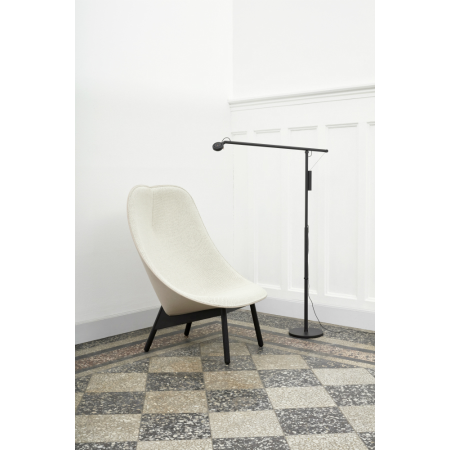 Лампа напольная Fifty-Fifty, черная Hay 410213BLACK - Вид №13