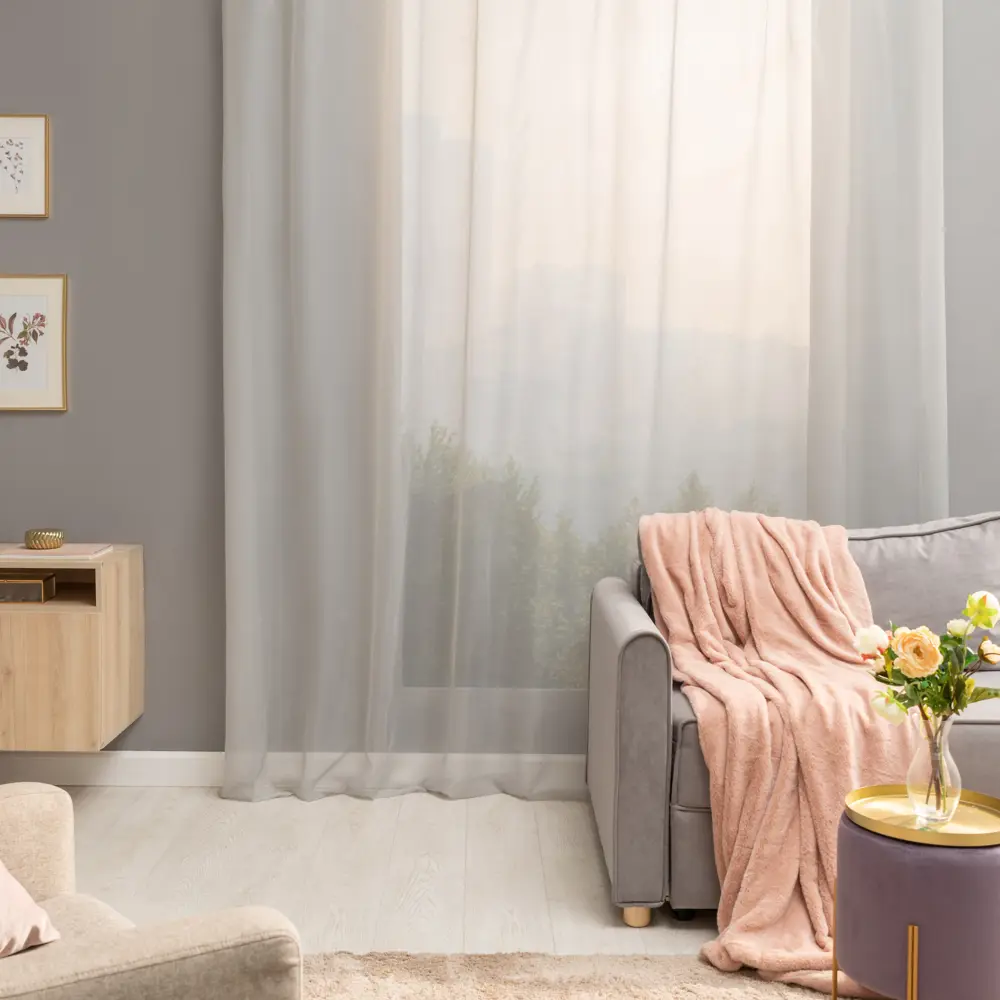 Тюль Inspire Polyone — элегантная защита и мягкий свет для больших окон 82497449 STLM-0028749