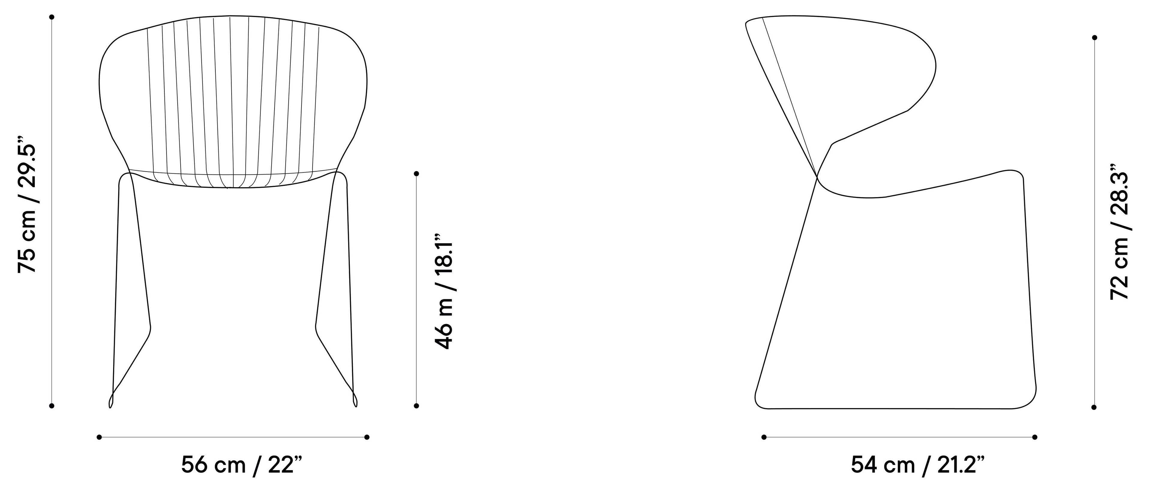Штабелируемый стальной стул с подлокотниками iSimar Bolonia ARCH-00107047 - Вид №64