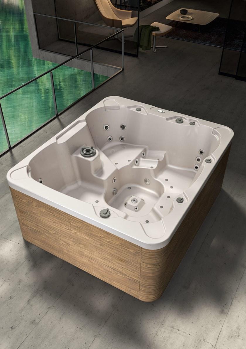 Albatros Прямоугольный мини-бассейн с хромотерапией на 6 мест  04csp222  - Вид №2