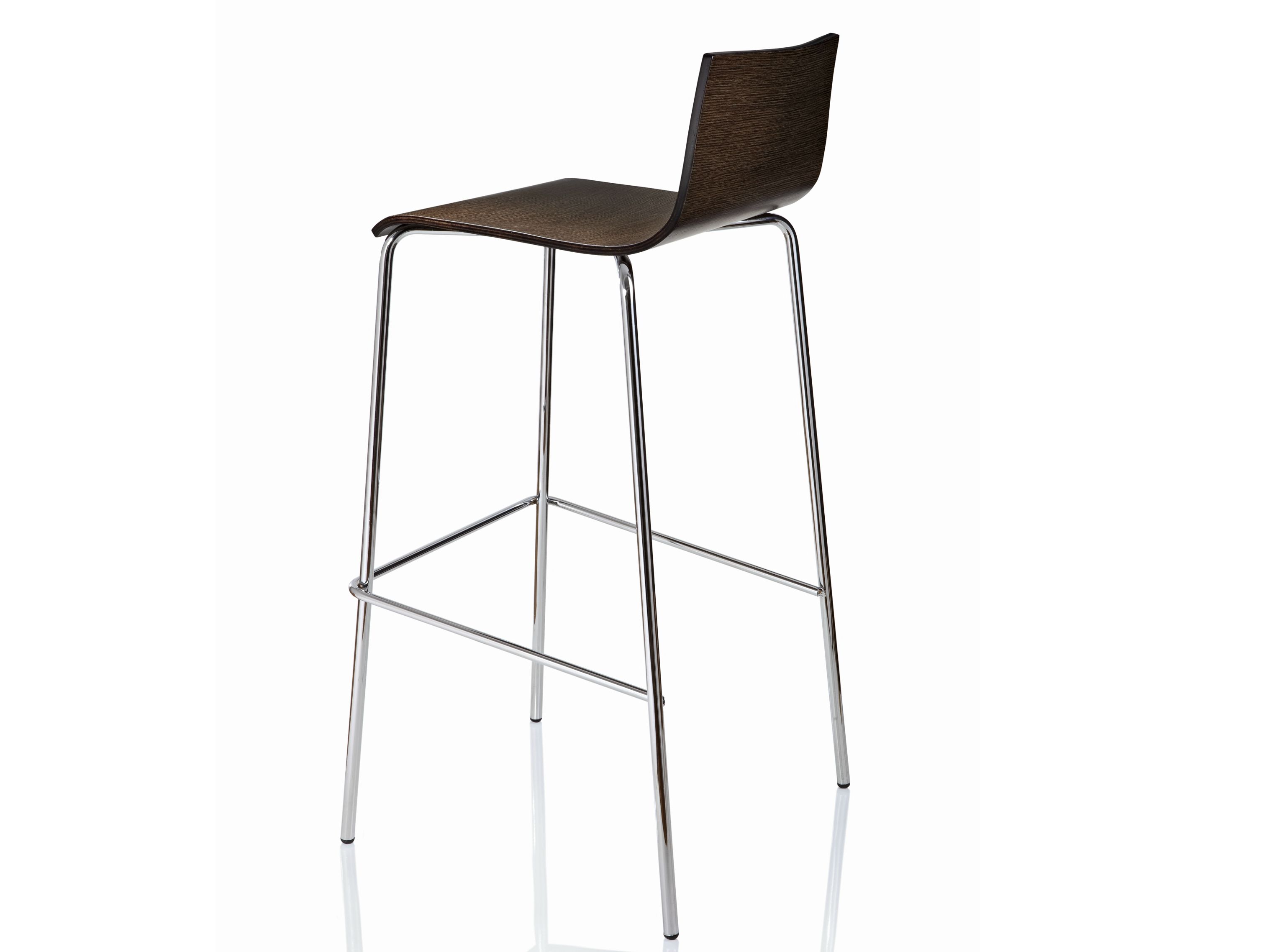 Штабелируемый стул из стали и дерева ALMA DESIGN Anouk ARCH-00078689 - Вид №1