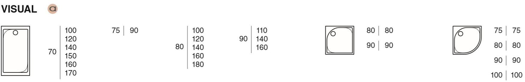 Hidrobox Поддон полукруглый угловой Visual sun-id-1446788 - Вид №1