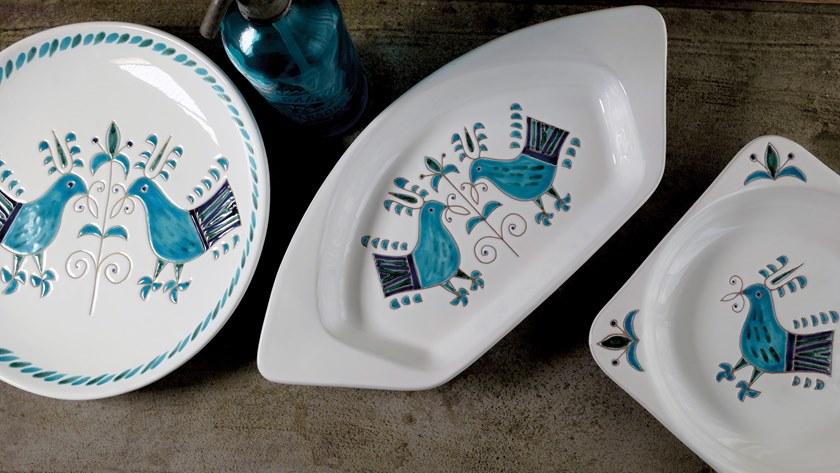 Cerasarda Поднос керамический круглый Le pavoncelle Pt30pv - Вид №1