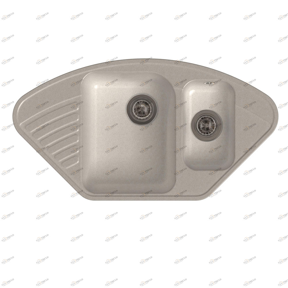 RQ987 белый Мойка кухонная прямоугольная Raiber 