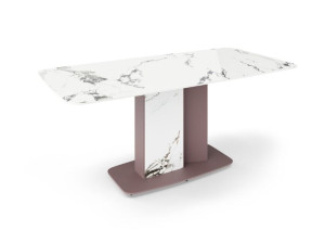 Прямоугольный стол из спеченного камня