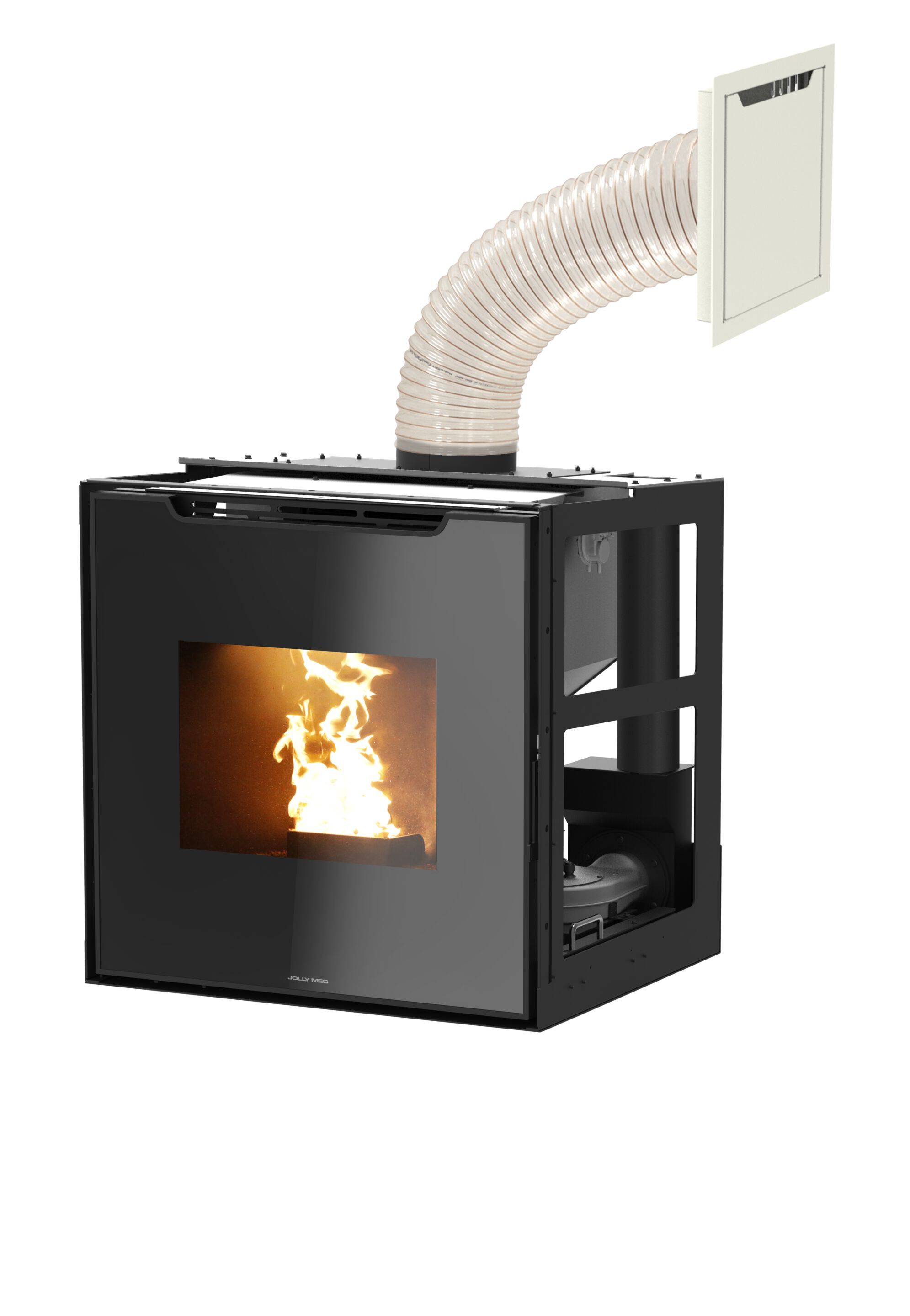 Вставка для камина на пеллетах Jolly Mec водяные системы ARCH-00114893 - Вид №5