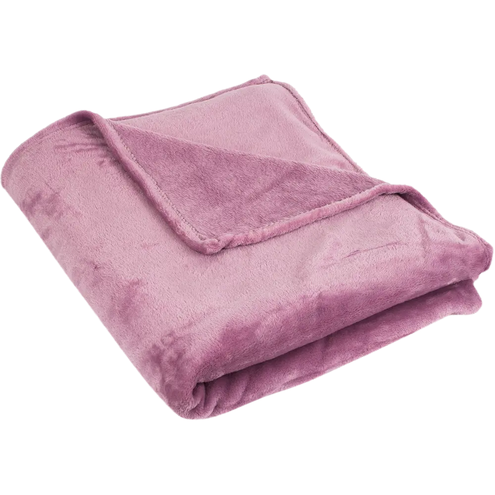 Плед, 180х200 см, фланель, цвет светло-сиреневый BELEZZA STLM-2006579 - Вид №3