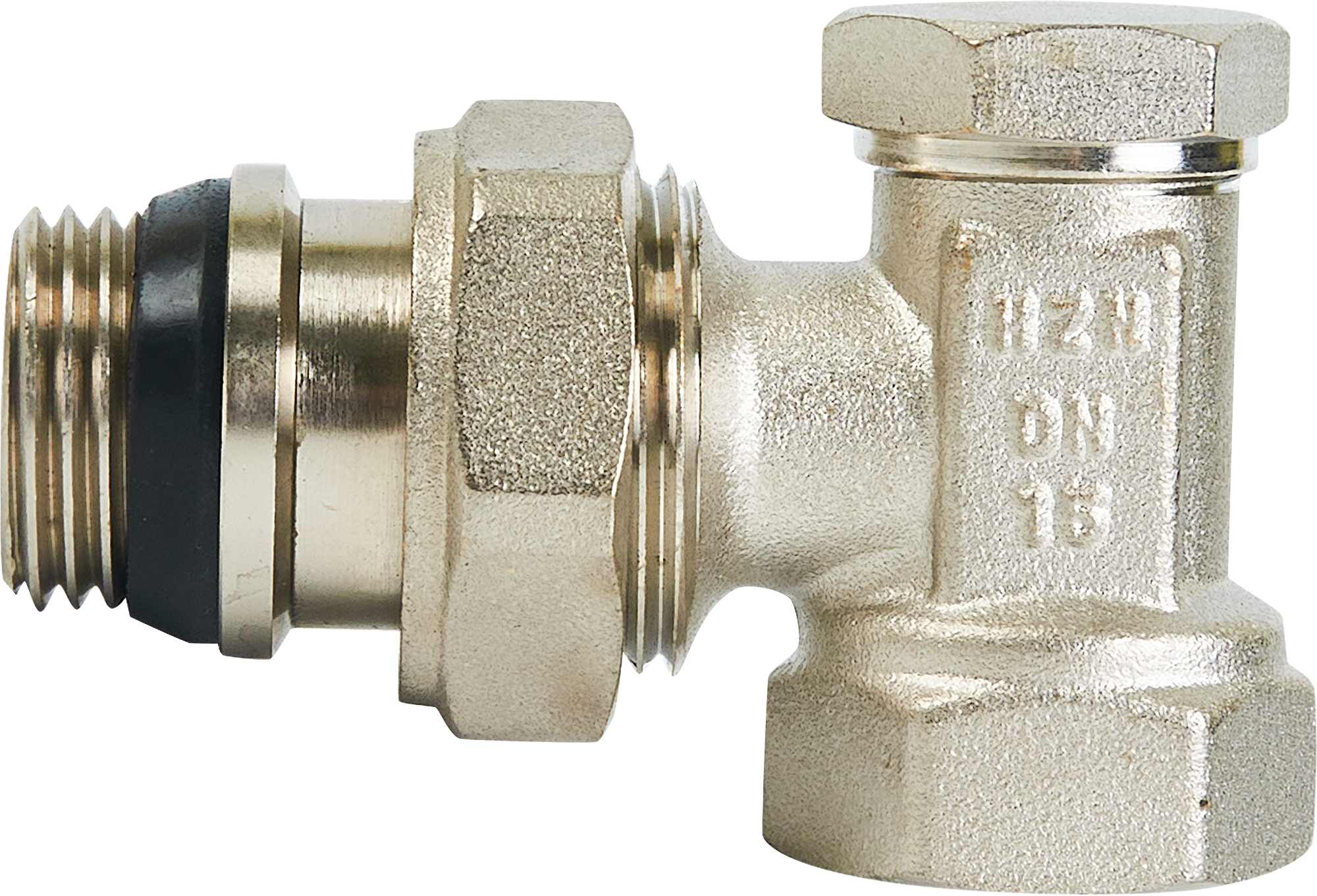 Угловой запорный клапан HEIZEN 1/2" для систем отопления и водоснабжения 85458122 STLM-0062867 - Вид №2