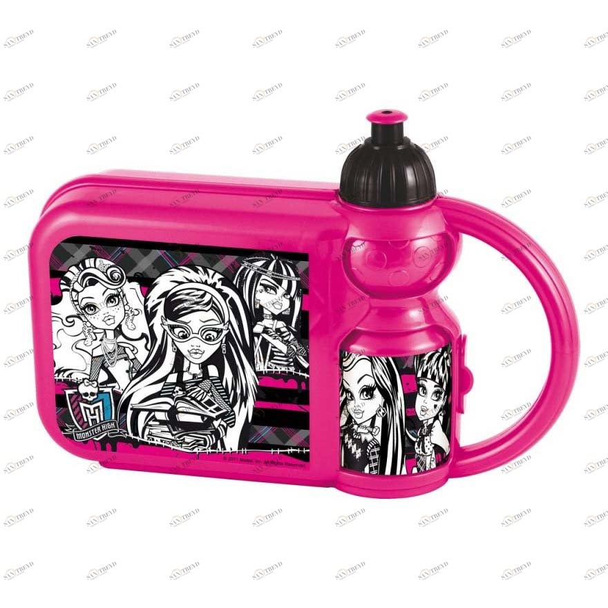 Контейнер для бутербродов с бутылкой Monster High STOR MONSTER HIGH 335635 Розовый Santreyd 