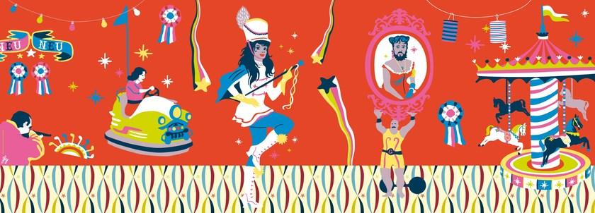 CONCEPTUWALL Декор из клейкой ткани Fetaneuneu sun-id-1488712 - Вид №2