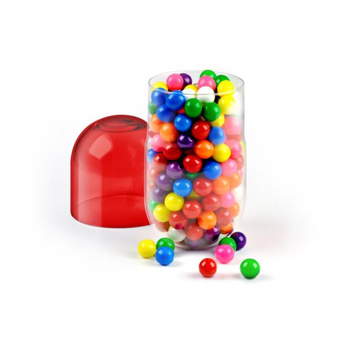 Банка с крышкой красная Sugar Fix FRED&FRIENDS  00-3871445 Красный  - Вид №2