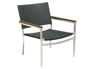 Полиэтиленовое садовое кресло с подлокотниками