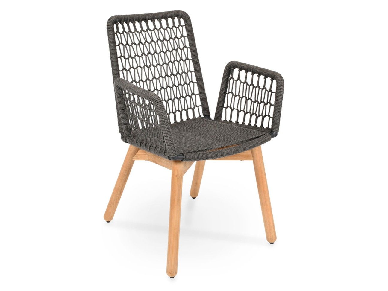 Садовый стул из ткани и тика FISCHER MÖBEL Wing Light ARCH-00038980