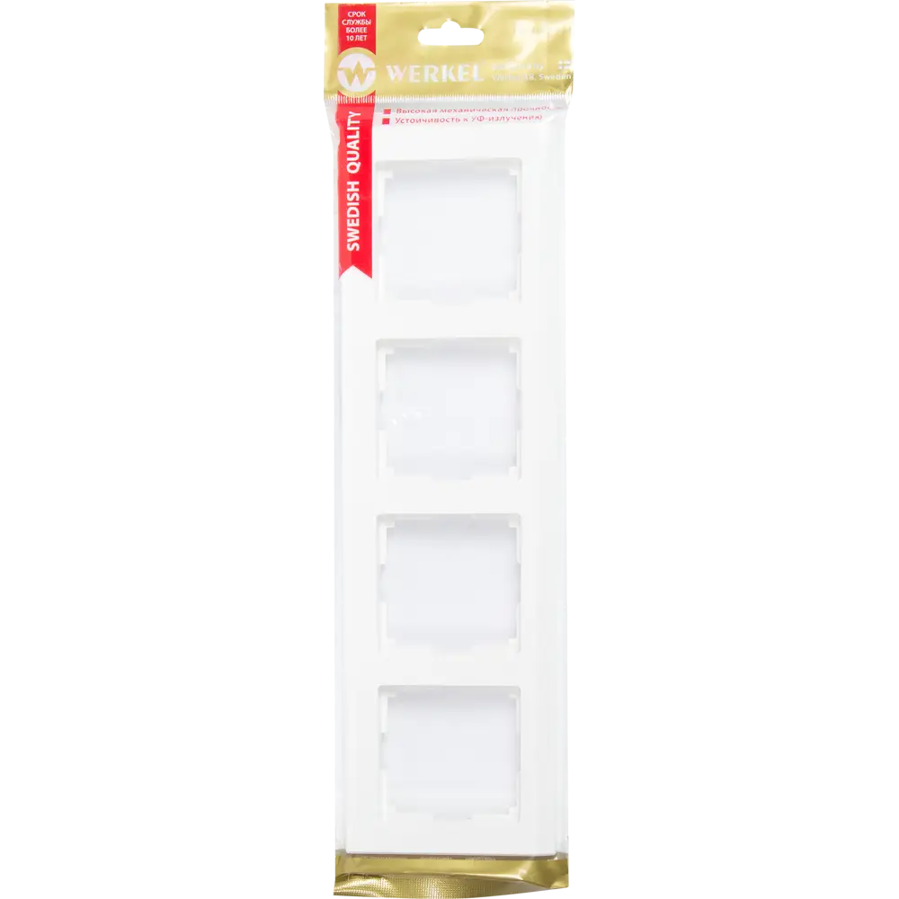 Рамка Werkel Stark для 4 розеток — элегантное решение для современного интерьера 82125382 STLM-0019711 - Вид №3