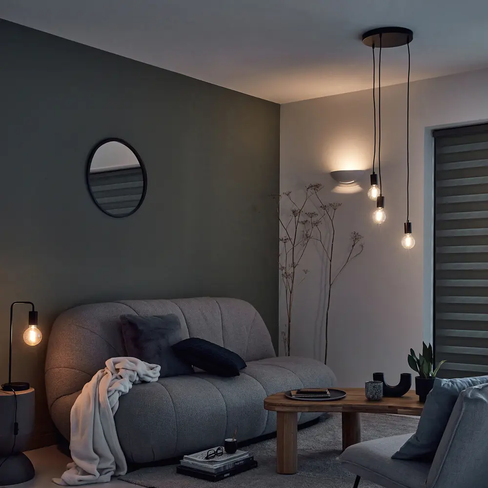 Настольная лампа INSPIRE Lina - минимализм в черном металле 86493627 STLM-1326138 - Вид №7