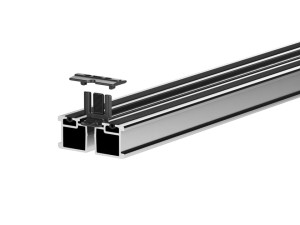 Универсальный зажим для укладки деревянных досок на алюминиевую балку